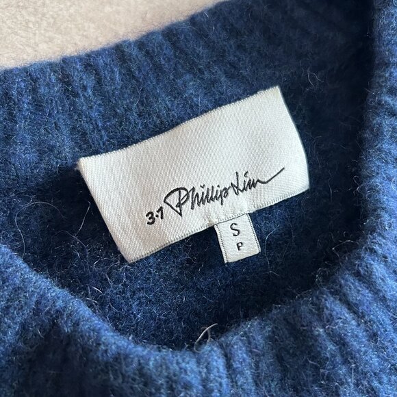 3.1 Phillip Lim Button Sleeve Wool Pullover Sweater ASO Sabrina Spellman - Picture 6 of 11